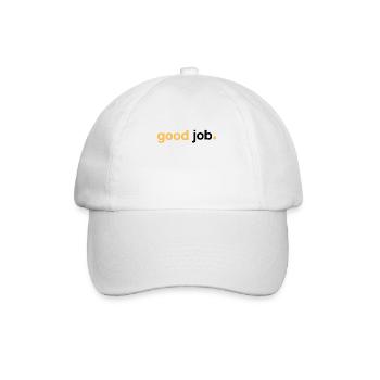 Good Job - Baseballkappe - Weiß/Weiß - Vorne
