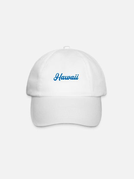 HAWAII Surfing - Baseballkappe - Weiß/Weiß