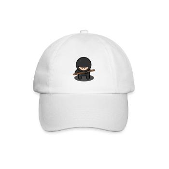Ninja Stab - Baseballkappe - Weiß/Weiß - Vorne