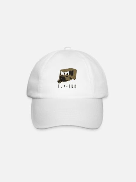 Tuk Tuk - Baseballkappe - Weiß/Weiß