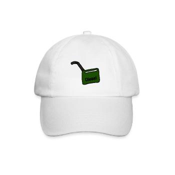 Diesel-Kanister - Baseballkappe - Weiß/Weiß - Vorne