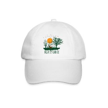 Natur - Baseballkappe - Weiß/Weiß - Vorne