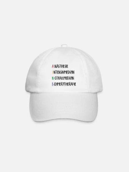 ains - Baseballkappe - Weiß/Weiß