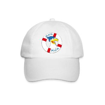 MOIN MOIN - Baseballkappe - Weiß/Weiß - Vorne