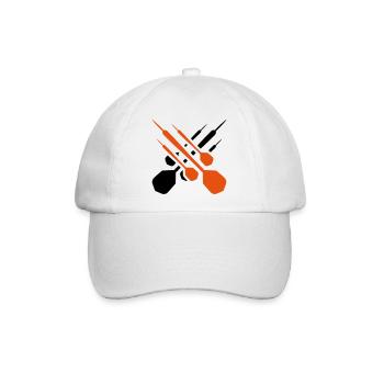 darts dartpfeil - Baseballkappe - Weiß/Weiß - Vorne