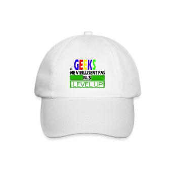 DER BESTVERKÄUFER GEEKS - Baseballkappe - Weiß/Weiß - Vorne