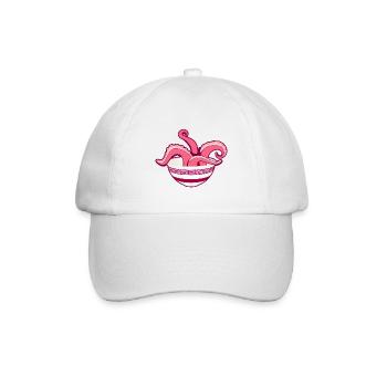 Nudeln - Baseballkappe - Weiß/Weiß - Vorne