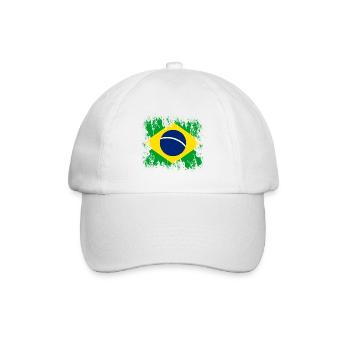 Brasilien Brasilien - Baseballkappe - Weiß/Weiß - Vorne