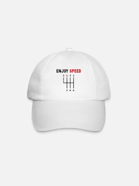 Autofahrer - Baseballkappe - Weiß/Weiß