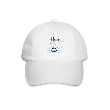 Ahoi - Baseballkappe - Weiß/Weiß - Vorne