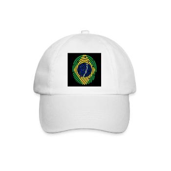 Brasilien Brasil Rio de Janeiro Copacabana Amazona - Baseballkappe - Weiß/Weiß - Vorne
