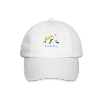 Lustige Möwe von Terschelling - Baseballkappe - Weiß/Weiß - Vorne