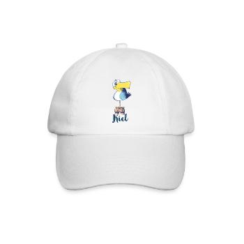 Freche Kiel Möwe - Baseballkappe - Weiß/Weiß - Vorne