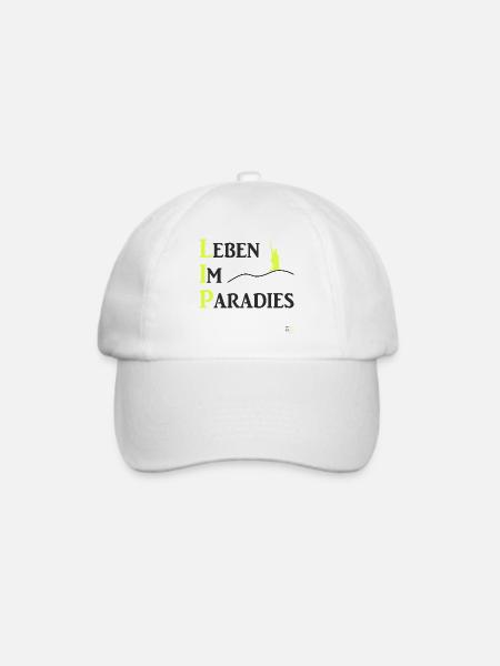 LIP Leben im Paradies, Kreis Lippe Hermannsdenkmal - Baseballkappe - Weiß/Weiß