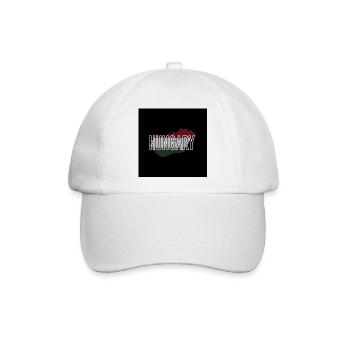 Ungarn - Baseballkappe - Weiß/Weiß - Vorne