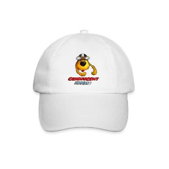 Geheimagent Morris - Baseballkappe - Weiß/Weiß - Vorne