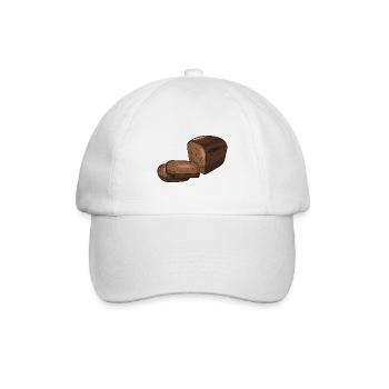 Brot - Baseballkappe - Weiß/Weiß - Vorne