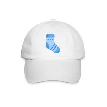 Socke - Baseballkappe - Weiß/Weiß - Vorne