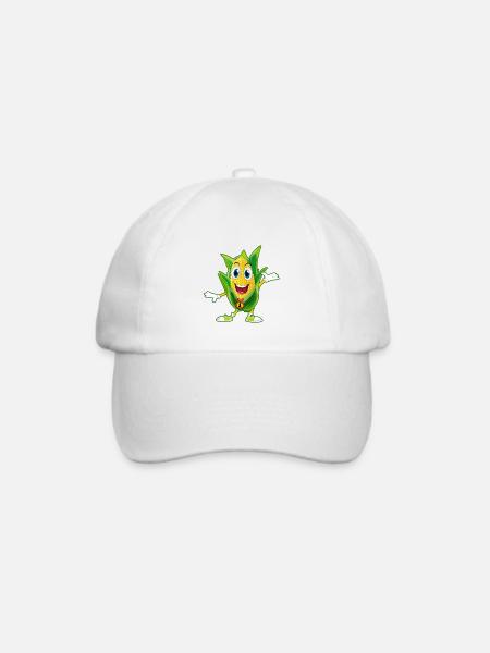 Mais Mais Popcorn Verkäufer T-Shirt Ich liebe am besten - Baseballkappe - Weiß/Weiß