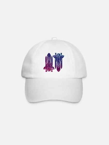 Raketen - Baseballkappe - Weiß/Weiß