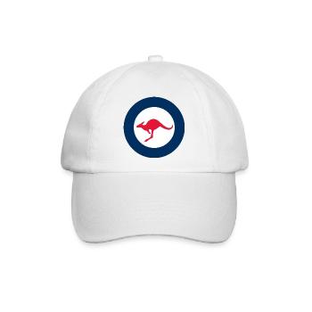 Luftstreiter Australien Luftwaffe Australien - Baseballkappe - Weiß/Weiß - Vorne