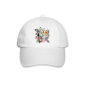 Jungle Lemur - Baseballkappe - Weiß/Weiß - Vorne