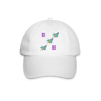 FLIEGE, FLIEGE, FLIEGE - Baseballkappe - Weiß/Weiß - Vorne