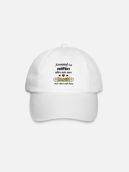 Baden - Baseballkappe - Weiß/Weiß