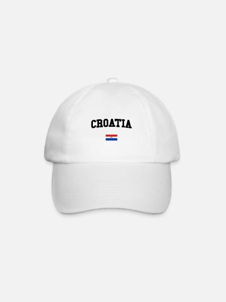 KROATIEN - Baseballkappe - Weiß/Weiß