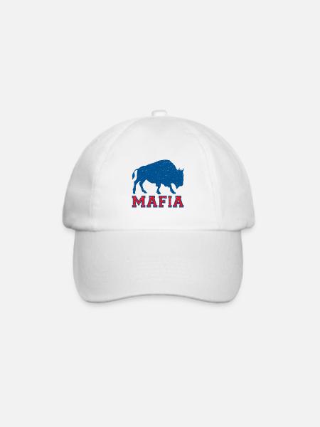 Rechnungen Fan Mafia II - Vintage Retro Fußball - Baseballkappe - Weiß/Weiß