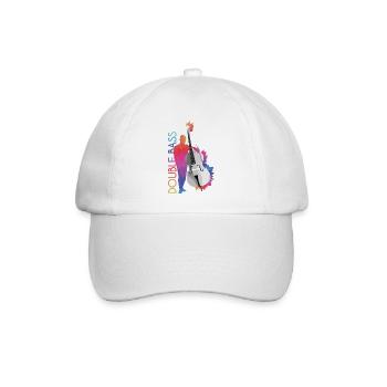 Kontrabass - Baseballkappe - Weiß/Weiß - Vorne