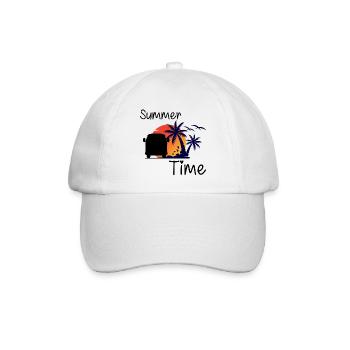 Sommerzeit - Baseballkappe - Weiß/Weiß - Vorne