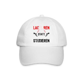 Lackierer Maler und Lackierer Designs Beruf Spruch - Baseballkappe - Weiß/Weiß - Vorne