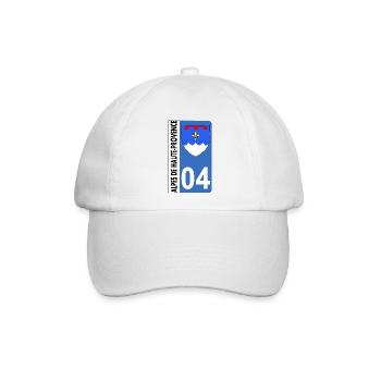 Alpes de haute-provence - Baseballkappe - Weiß/Weiß - Vorne