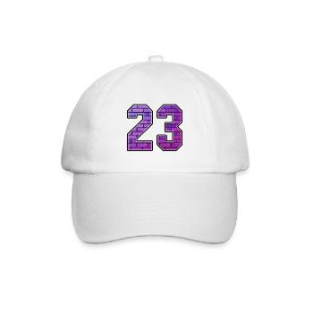 23 - Baseballkappe - Weiß/Weiß - Vorne