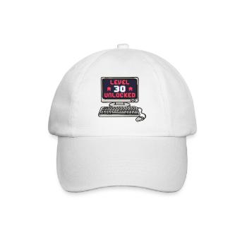 Dreißigster Geburtstag 30er 30 Jahre Alt Spruch - Baseballkappe - Weiß/Weiß - Vorne