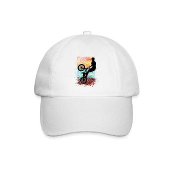 BMX - Baseballkappe - Weiß/Weiß - Vorne