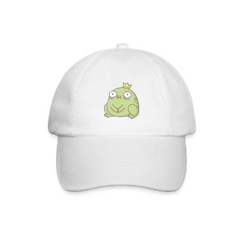 Hässliche süße Frosch Prinz - Baseballkappe - Weiß/Weiß - Vorne