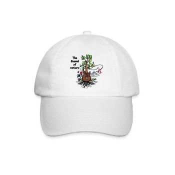 Wurzel Frischluft Natur Statement - Baseballkappe - Weiß/Weiß - Vorne