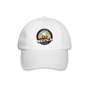 Mekka Saudi Arabien Moschee Design - Baseballkappe - Weiß/Weiß - Vorne
