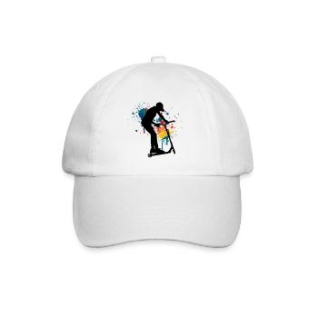 Freestyle-Roller - Baseballkappe - Weiß/Weiß - Vorne