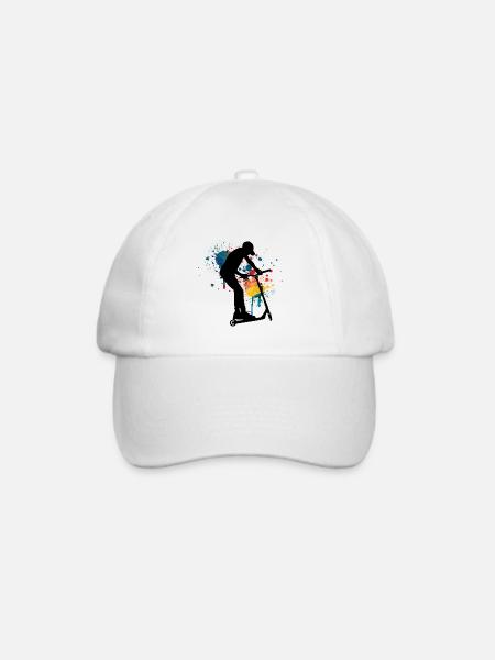 Freestyle-Roller - Baseballkappe - Weiß/Weiß