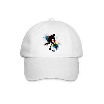 Freestyle-Roller - Baseballkappe - Weiß/Weiß - Vorne