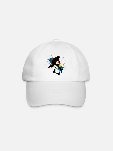 Freestyle-Roller - Baseballkappe - Weiß/Weiß