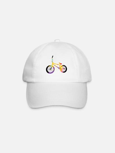 Bmx - Baseballkappe - Weiß/Weiß