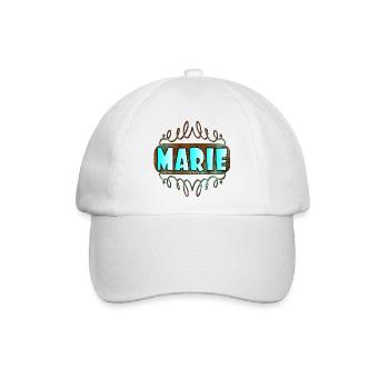 MARIE - Baseballkappe - Weiß/Weiß - Vorne