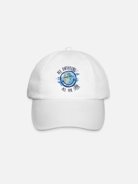 Alle unterschiedlich Alles die gleiche Smileyworld marine - Baseballkappe - Weiß/Weiß