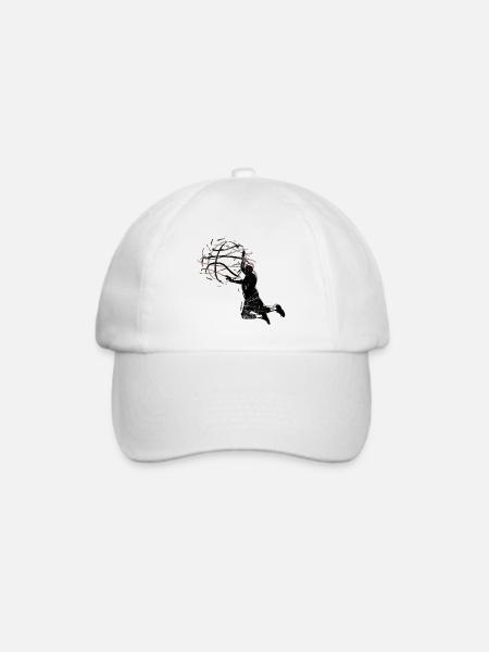 KronenRing-Silhouette - Baseballkappe - Weiß/Weiß