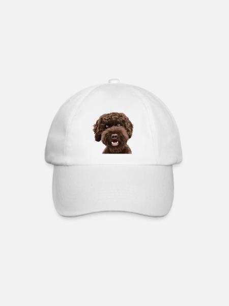 Doodle Dog Labradoodle - Baseballkappe - Weiß/Weiß