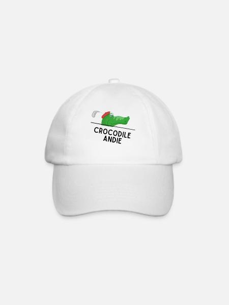 Crocodile Andie - Baseballkappe - Weiß/Weiß